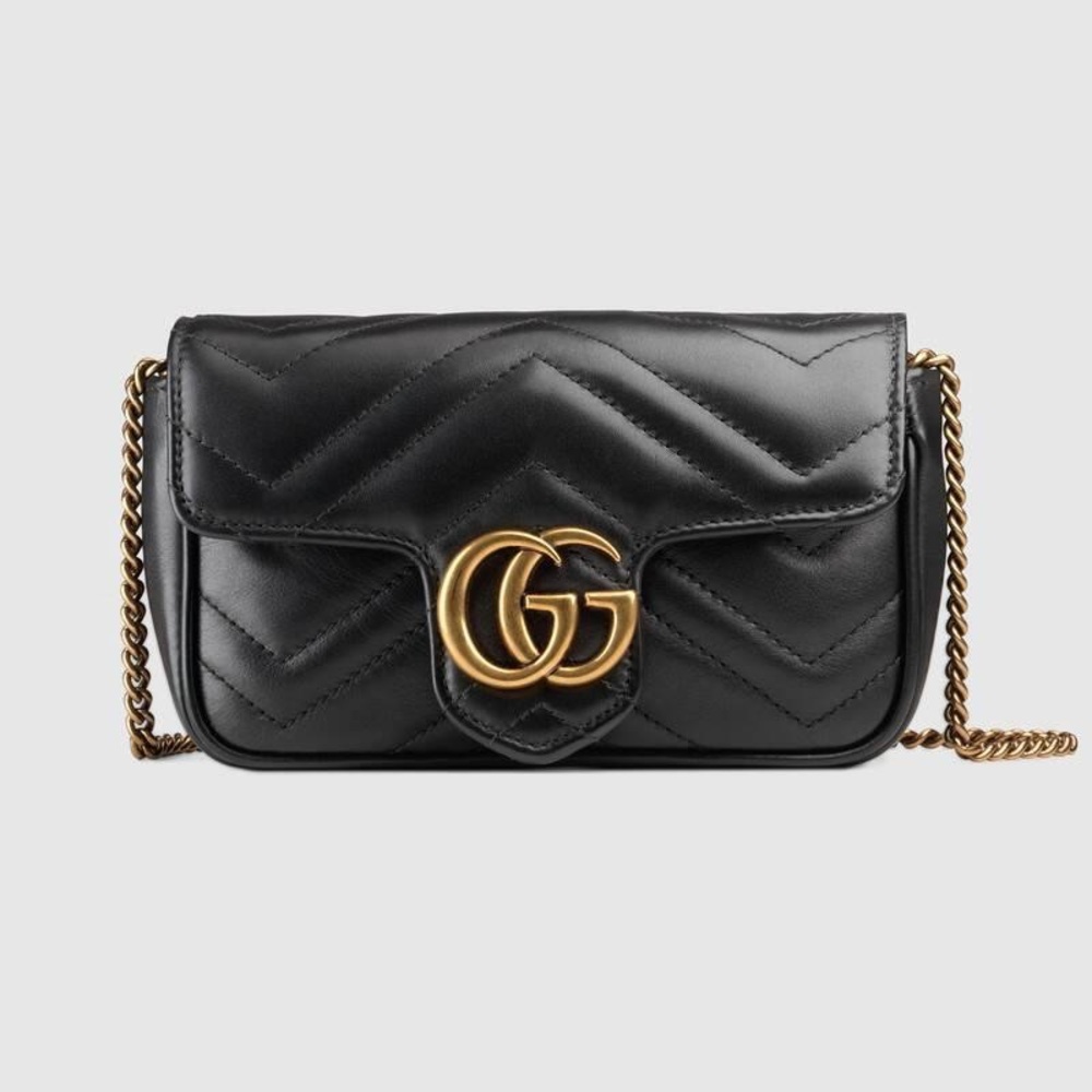 Gucci Marmont Súper Mini in Black